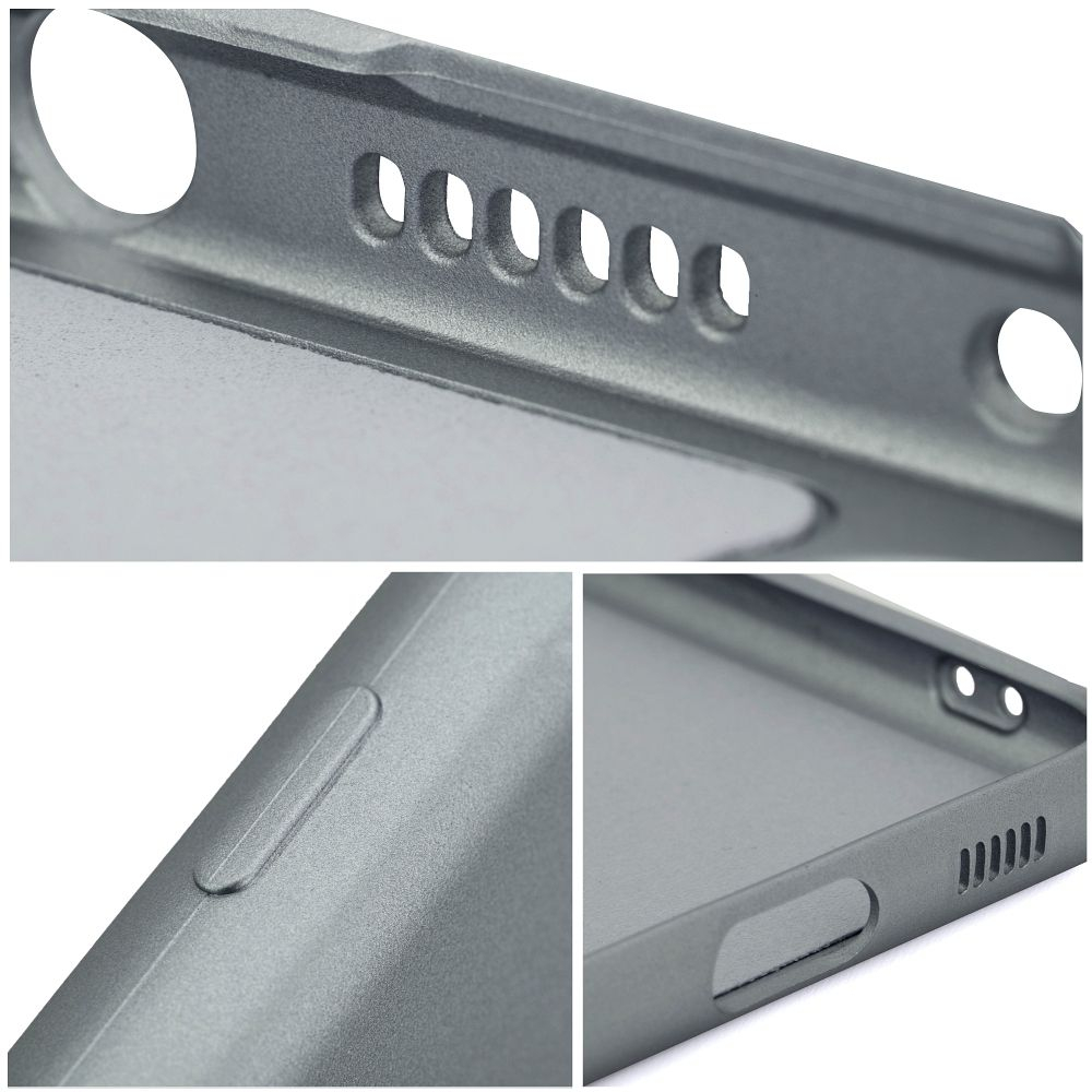 Husă iPhone 17 din silicon catifea – Metallic Pink [6]