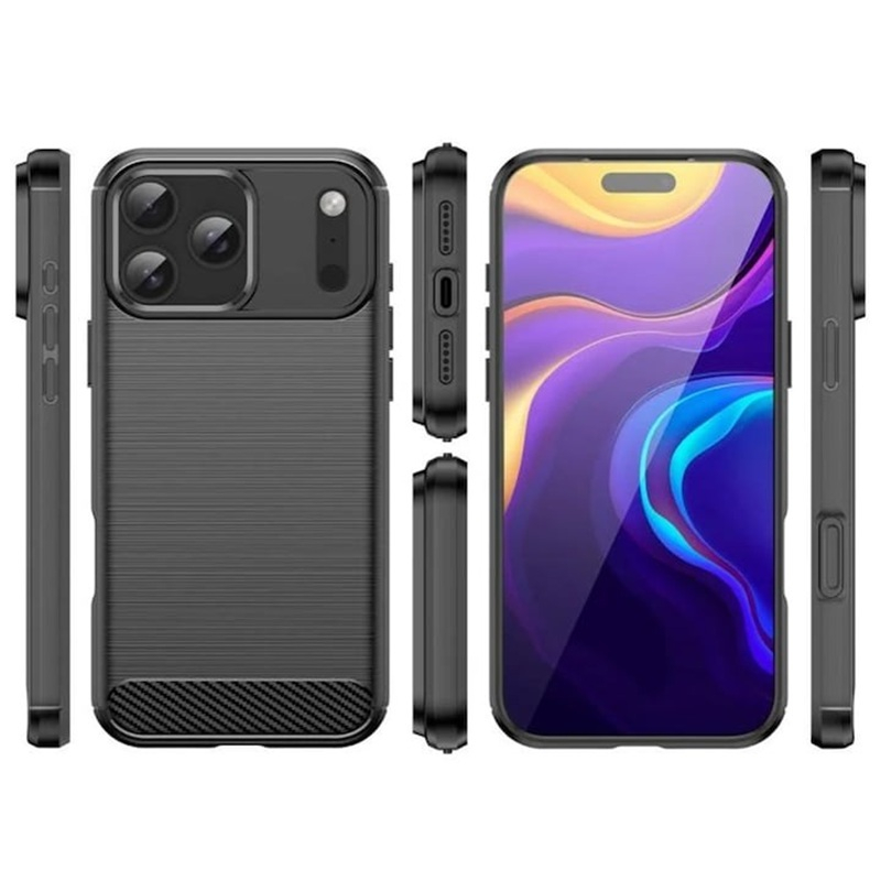 Husa iPhone 17 Pro Carbon Negru [2]