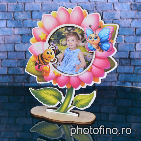 rama lemn - rama floare