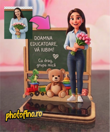 rame foto dino - rama educatoare invatatoare