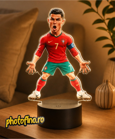 Lampă LED Personalizată - lampa led ronaldo