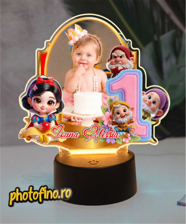 Lampă LED Personalizată - lampa led printesa