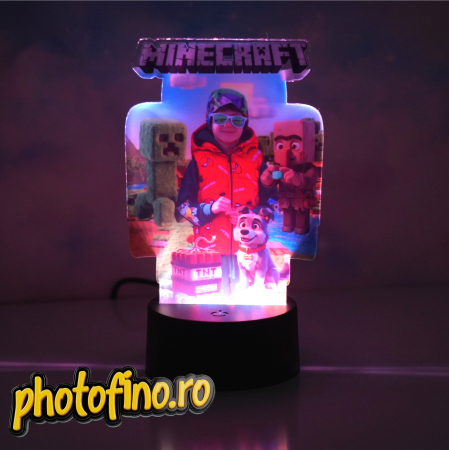 Lampă LED Personalizată - lampa led