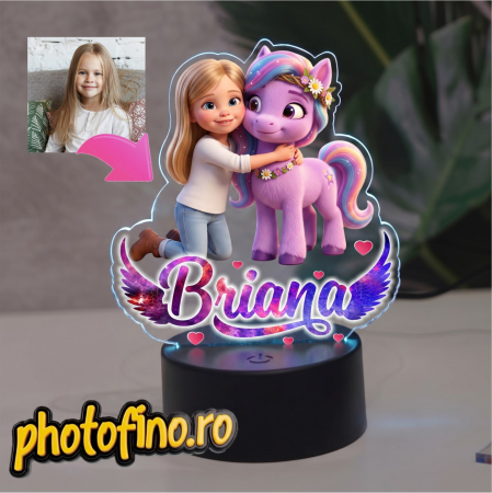Lampă LED Personalizată - lampa led