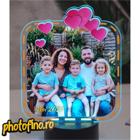 Lampă LED Personalizată - lampa led