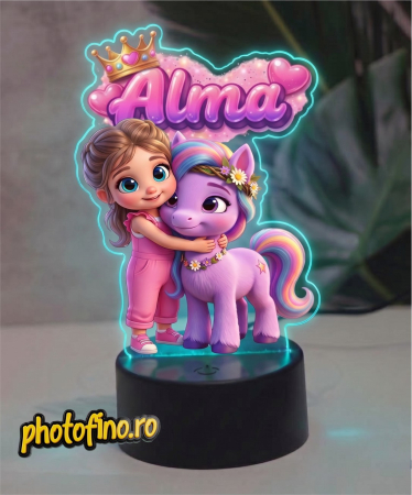 Lampă LED Personalizată - lampa led