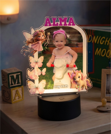 Lampă LED Personalizată - lampa led printesa
