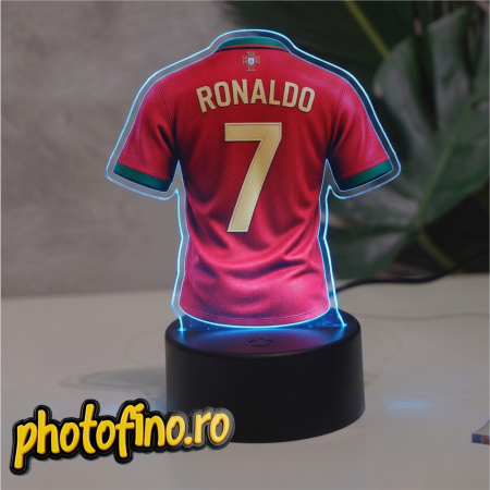 Lampă LED Personalizată - lampa led ronaldo2