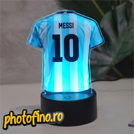 Lampă LED Personalizată - lampa led messi2