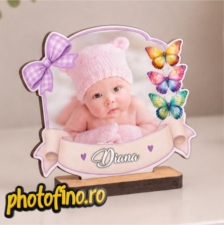 Mărturii magnetice Botez - marturie mini rama