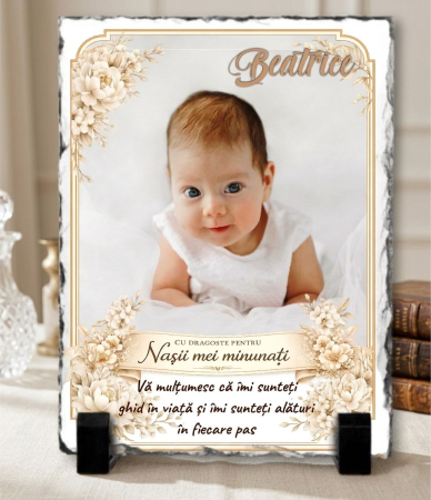 Căni și Ardezie personalizate - placa ardezie
