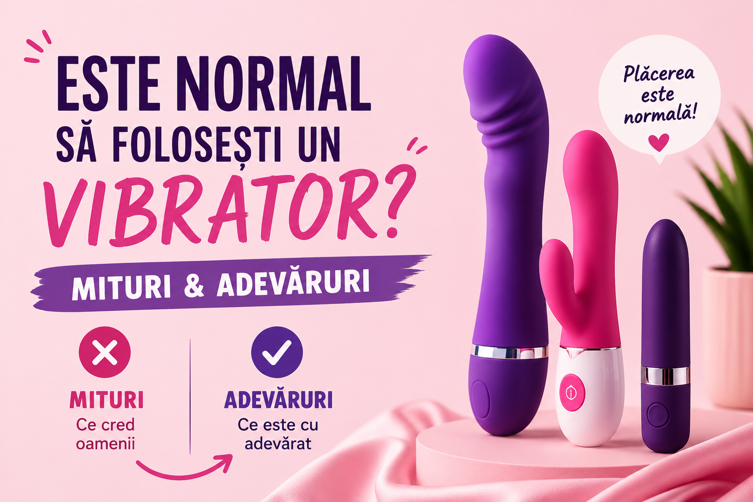 Este normal să folosești un vibrator? Mituri și adevăruri