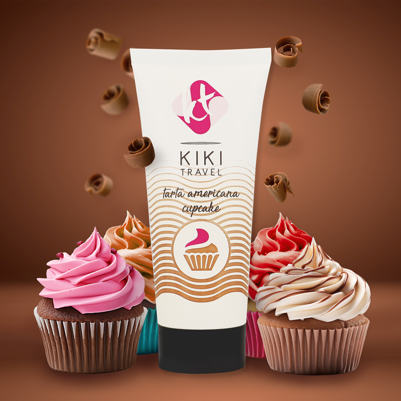 Lubrifiant comestibil Cupcake cu aromă dulce de prăjitură, pe bază de apă, 50 ml [5]