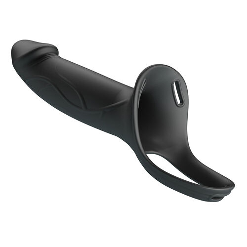 Strap-On Pretty Love Landon cu Extensie pentru Penis și Ham Ajustabil, Negru [4]