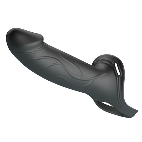 Strap-On Pretty Love Landon cu Extensie pentru Penis și Ham Ajustabil, Negru [3]