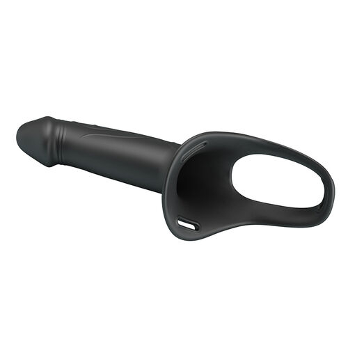 Strap-On Pretty Love Landon cu Extensie pentru Penis și Ham Ajustabil, Negru [6]