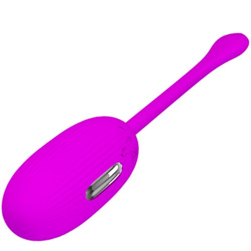Aparat de masaj Pretty Love, stimulare electrica, silicon, mov [5]