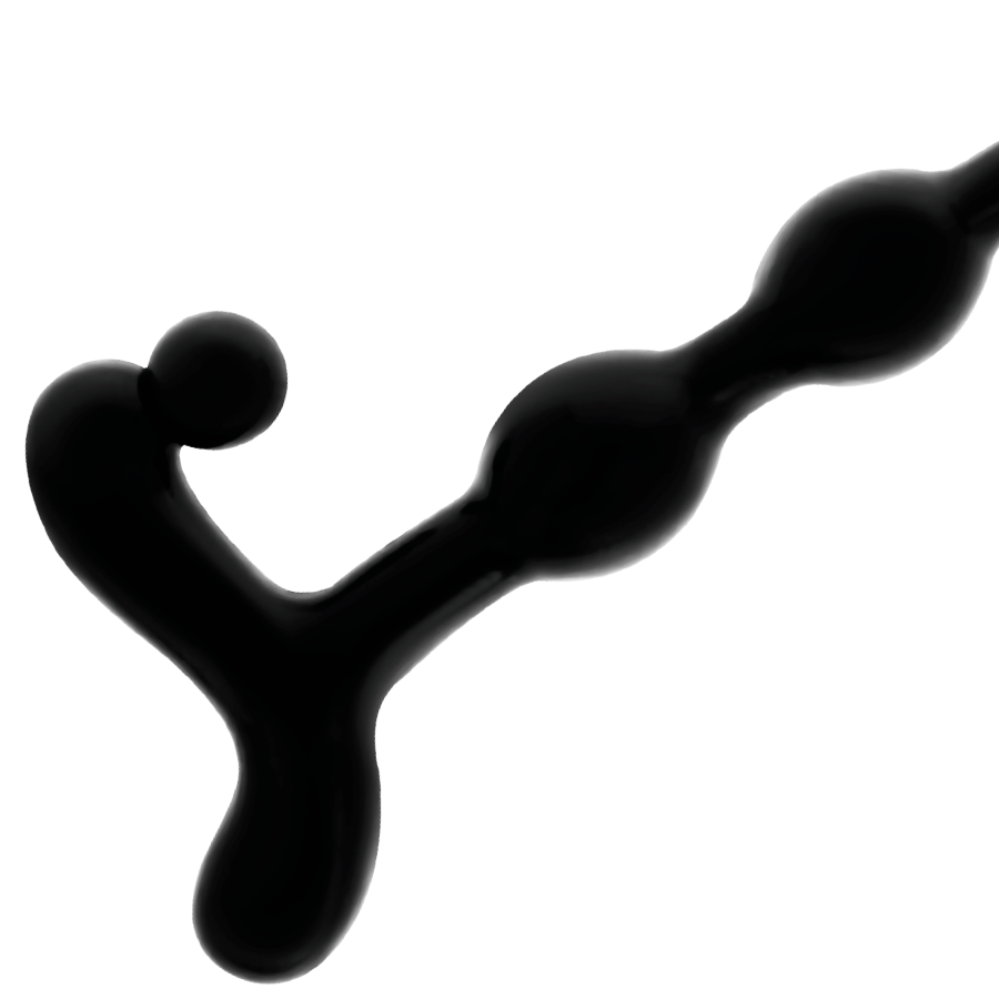 Bile anale Addicted Toys negre – 5 bile, 22 cm [2]