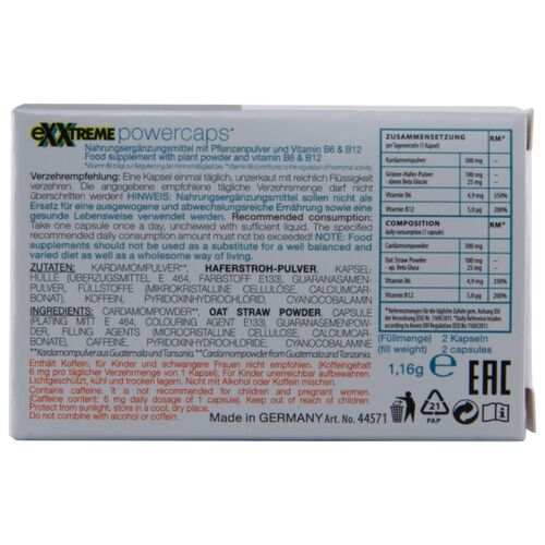 HOT Exxtreme Power Caps Man pentru Bărbați, 2 Capsule [4]