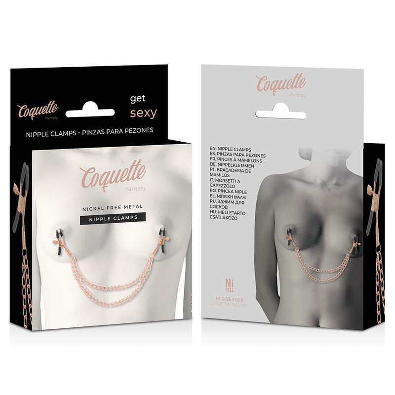 Cleme pentru sfârcuri cu lanț Coquette Chic Desire Fantasy [4]