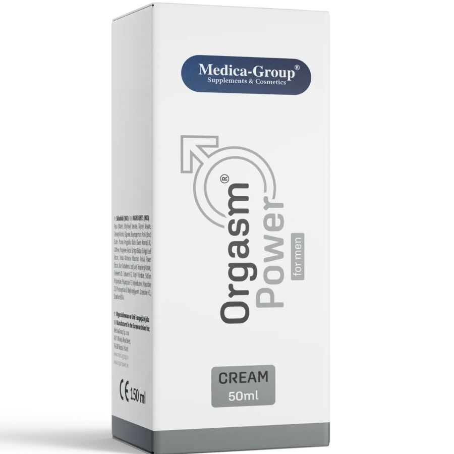 Cremă pentru intensificarea plăcerii și susținerea erecției masculine – Medica Group Orgasm Power, 50 ml [3]