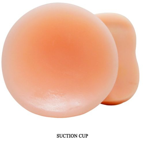 Dildo Realist cu Ventuza Baile Dreamlove Prime, Silicon Natural, Textura Piele, Hipolaergenic, Roz [6]