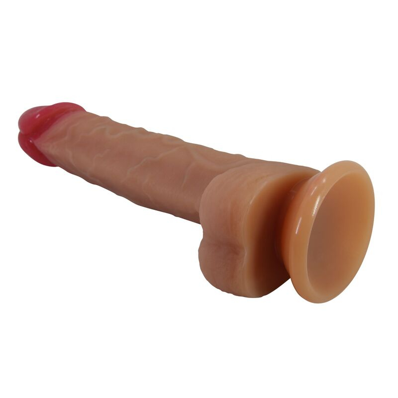 Dildo realist Jovita din silicon cu ventuză, 19 cm [7]