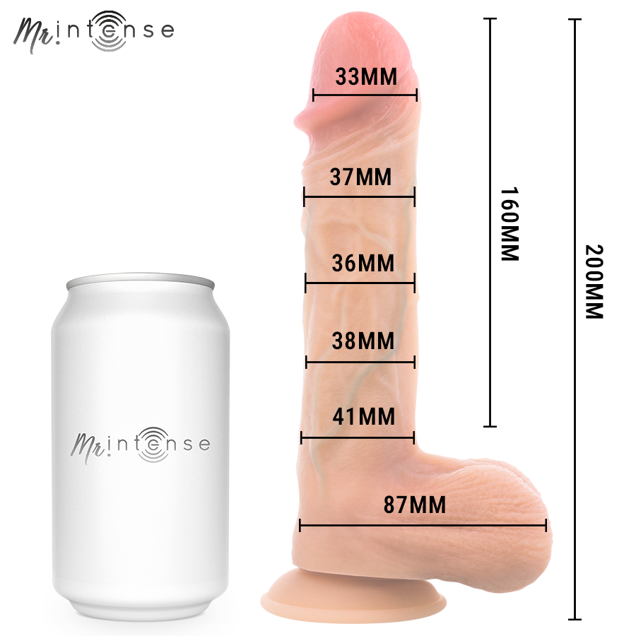 Dildo vibrator cu încălzire Mr. Intense Logan 20 cm [10]