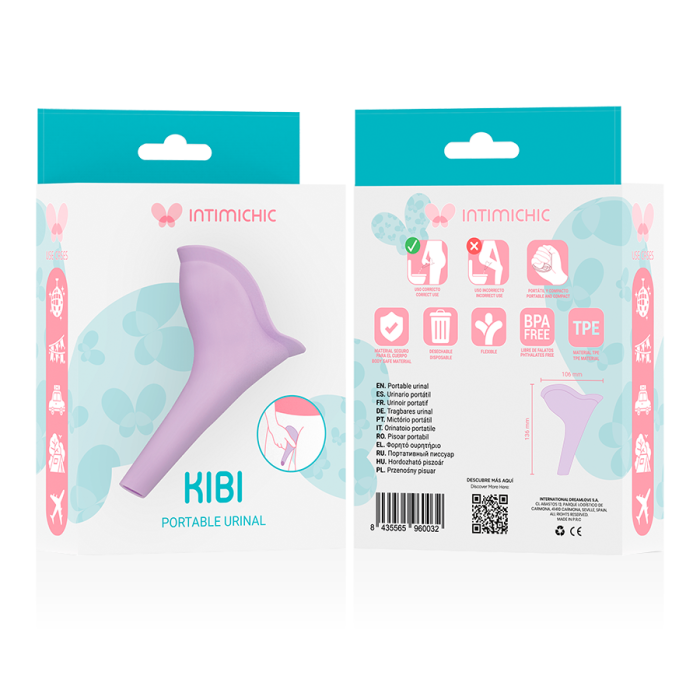 Dispozitiv Urinare Portabil Unisex Kibi Intimichic, De Unica Folosinta, Capacitate 600 ml, Absorbant cu Gelificare Rapida, Set 1 bucata [7]