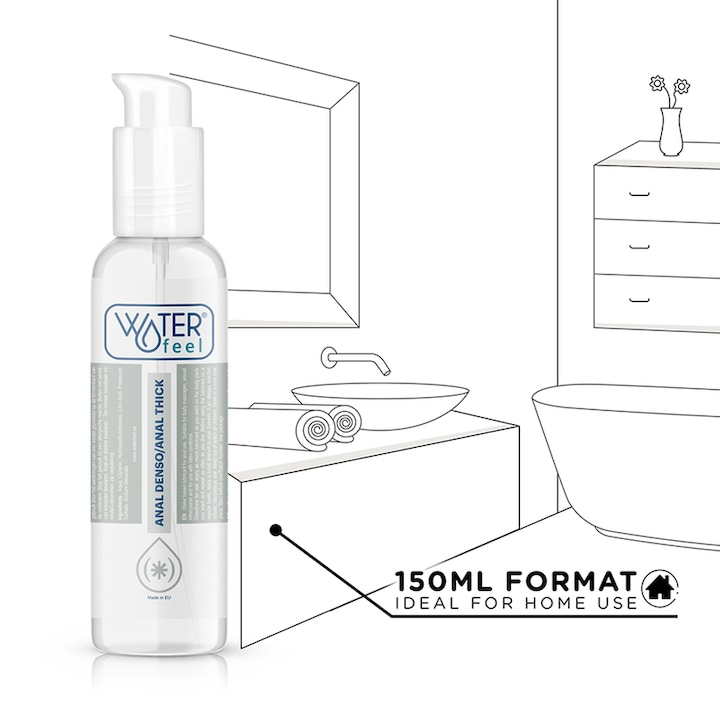 Gel lubrifiant anal, WATERFEEL 150 ml, pe baza de apa, compatibil cu prezervative [3]