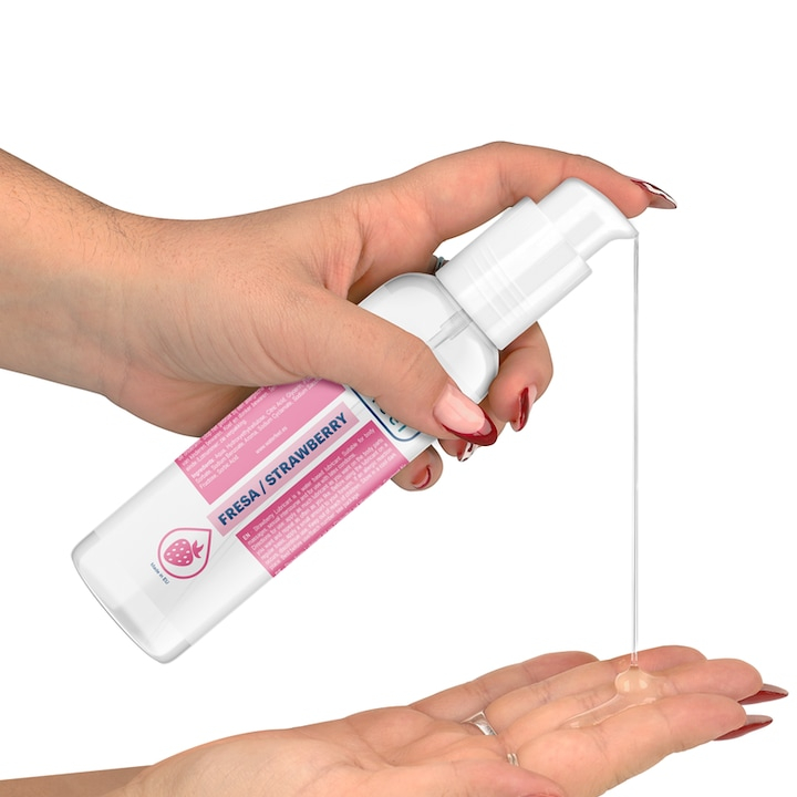 Gel lubrifiant, WATERFEEL 175 ml, pe baza de apa, compatibil cu prezervative, cu aroma de capsuni [2]