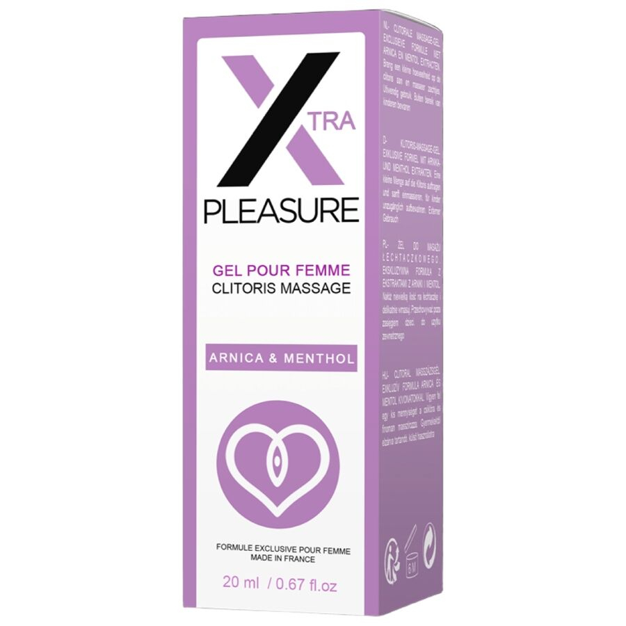Gel stimulant pentru clitoris, cu efect răcoritor, pentru intensificarea excitației și susținerea orgasmului – X Pleasure, 20 ml [3]
