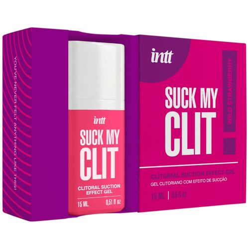Gel Stimulator INTT Suck My Clit Wild Strawberry, 15 ml [3]