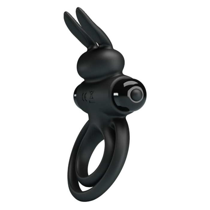 Inel Erectil Vibrator Pretty Love, Silicon, Stimulare, 2.5x3.8cm [3]