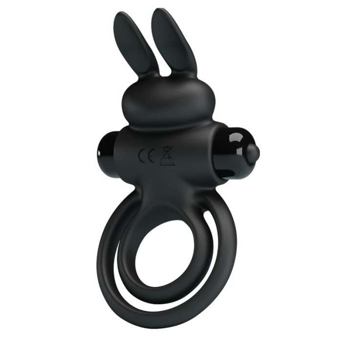 Inel Erectil Vibrator Pretty Love, Silicon, Stimulare, 2.5x3.8cm [2]