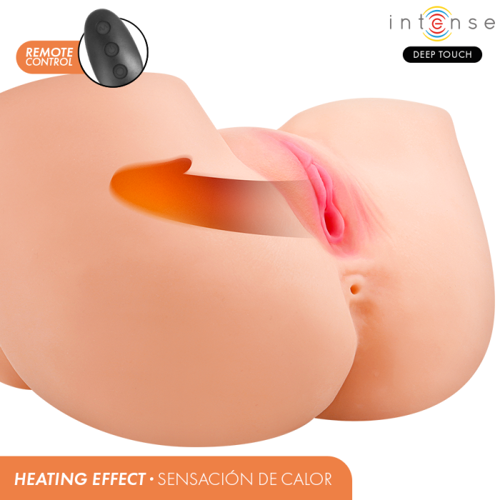 INTENSE DEEP TOUCH – Masturbator vaginal Ginger, cu suctiune, incalzire, vibratii si efecte vocale interactive, cu telecomanda, 5, 3 kg [7]