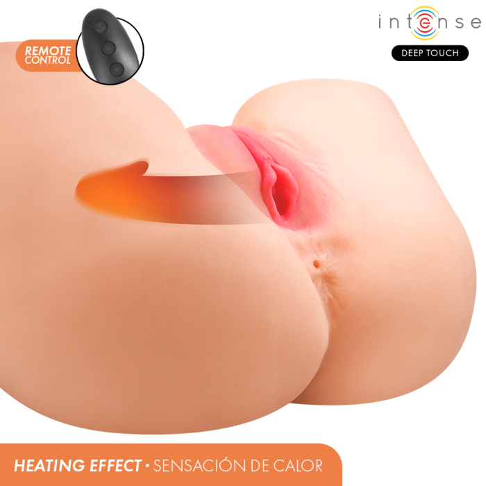 INTENSE DEEP TOUCH – Masturbator vaginal Julia, cu suctiune, incalzire, vibratii si efecte vocale, cu telecomanda, 9 kg [5]