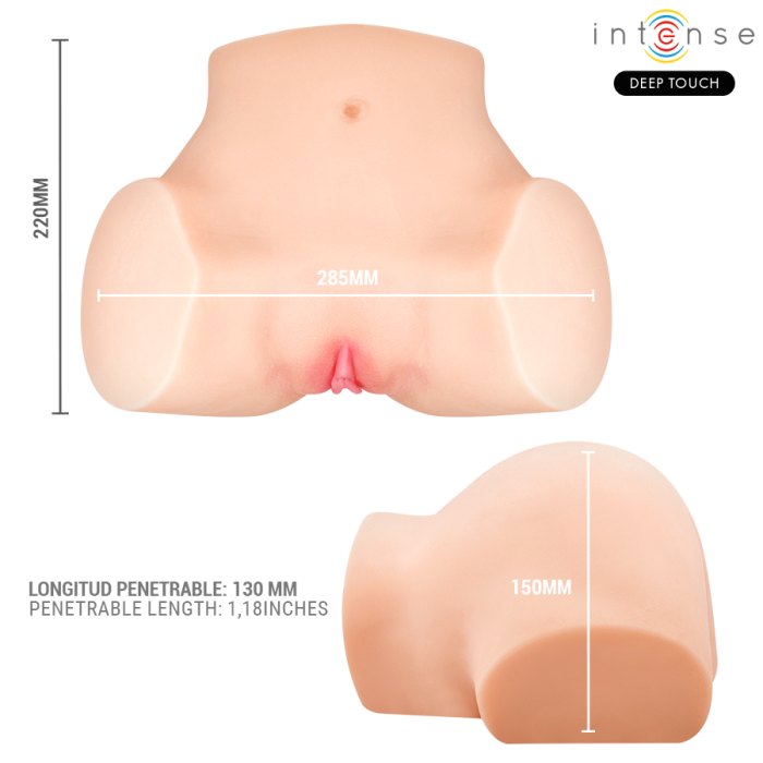 INTENSE DEEP TOUCH – Masturbator vaginal Nicole, cu suctiune, incalzire, vibratii si efecte vocale, cu telecomanda, 5, 3 kg [6]