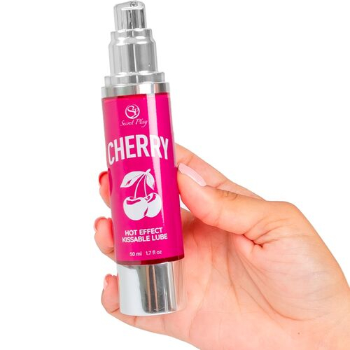Lubrifiant Secret Play Cherry Hot Effect cu Efect de Încălzire și Aromă de Cireșe, 50 ml [2]