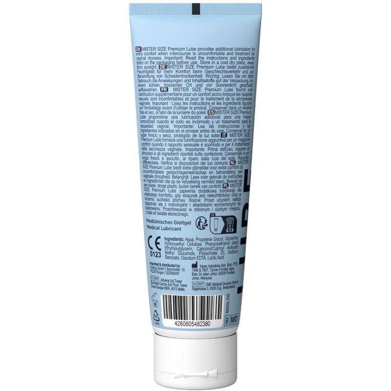 Lubrifiant intim pe bază de apă pentru piele sensibilă, prezervative și jucării erotice Premium Lube, 100 ml [3]