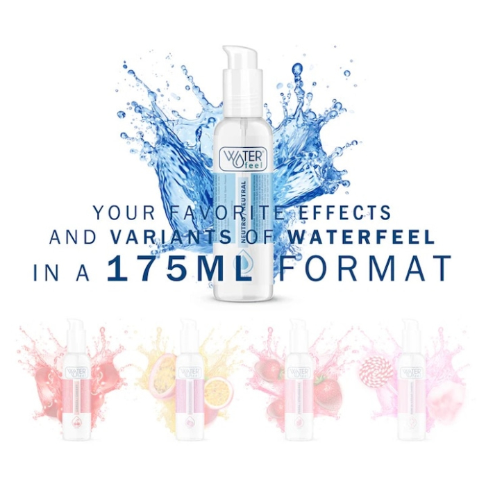 Lubrifiant intim Waterfeel Natural, pe baza de apa, 175 ml, fara aroma, hidratant, compatibil latex [2]