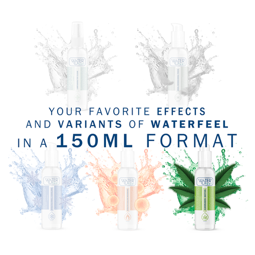 Lubrifiant intim Waterfeel Natural, pe baza de apa, 175 ml, fara aroma, hidratant, compatibil latex [2]
