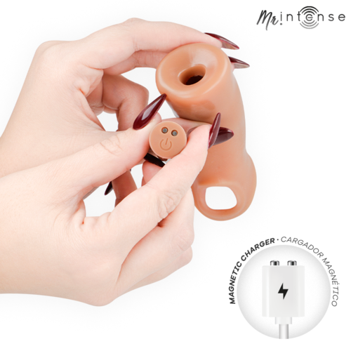 Manșon Vibrator MR INTENSE Arnold M pentru Penis cu Telecomandă, 14,5 cm [4]
