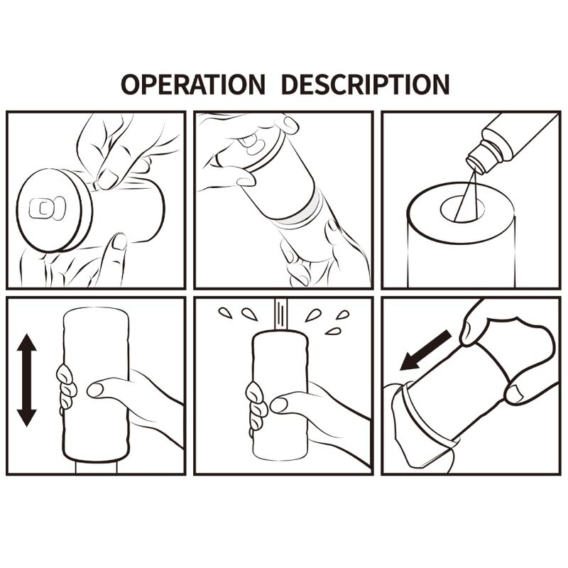 Masturbator masculin compact Can Model 1 cu interior elastic și intens texturat, TPR moale, recipient discret, 11 cm, alb [7]
