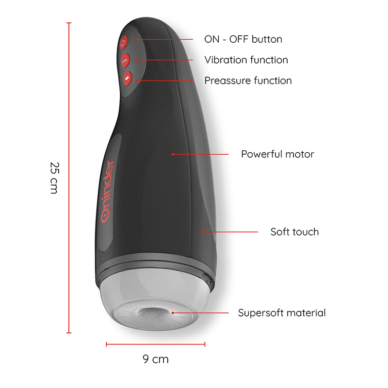 Masturbator masculin SEQUL cu vibrații, presiune reglabilă, 10 viteze și control prin aplicație, reîncărcabil USB [2]