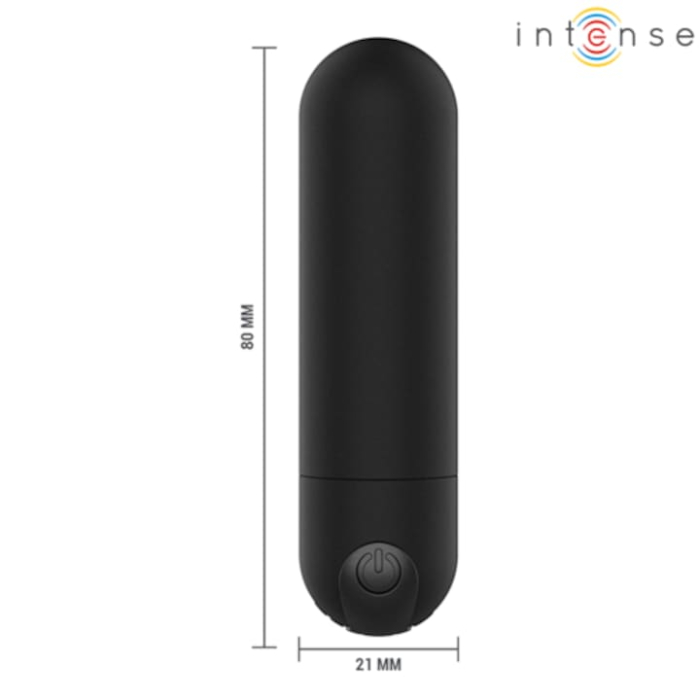 Mini Vibrator Tip Glont Intense Karen, 10 Functii, Reincarcabil USB, Silentios, Rezistent la Apa, Livrare Discreta, Negru [5]