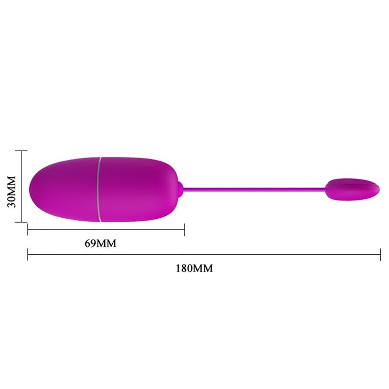 Ou vibrator Nymph cu control prin aplicație și de la distanță, vibrații interactive, mov [4]