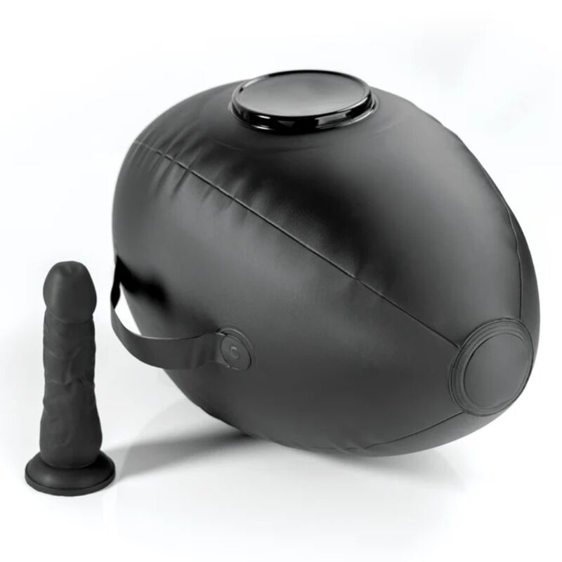 Pernă gonflabilă erotică cu dildo inclus și suport pentru jucării cu ventuză – FETISH FANTASY SERIES Body Dock [3]