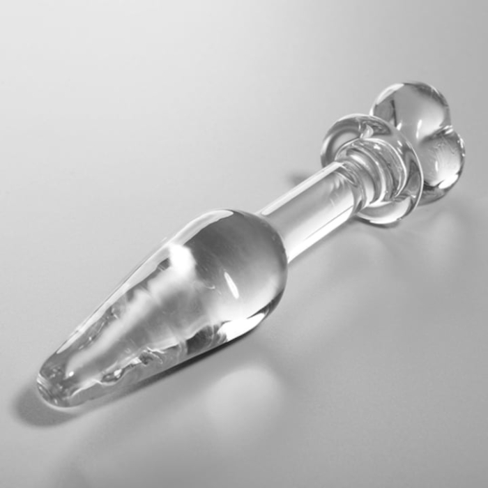 Plug Anal din Sticla Borosilicata Nebula Series by Ibiza, Model 7, Transparent, 13.5 cm [3]