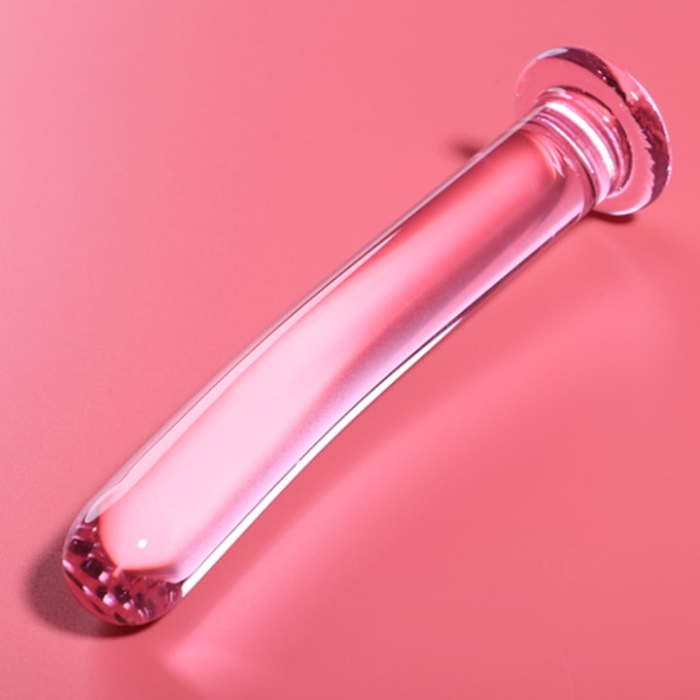 Plug Anal din Sticla Borosilicata Nebula Series by Ibiza, Model 8, Roz, 14.5 cm [2]